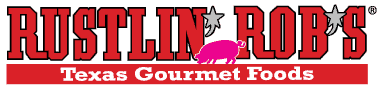 Rustlin' Rob's Gourmet Texas Foods logo