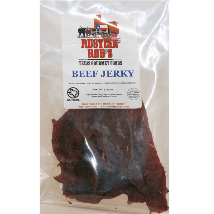 Buc Ee S Texas Hill Country Brand Peppered Beef Jerky In Resealable Bag