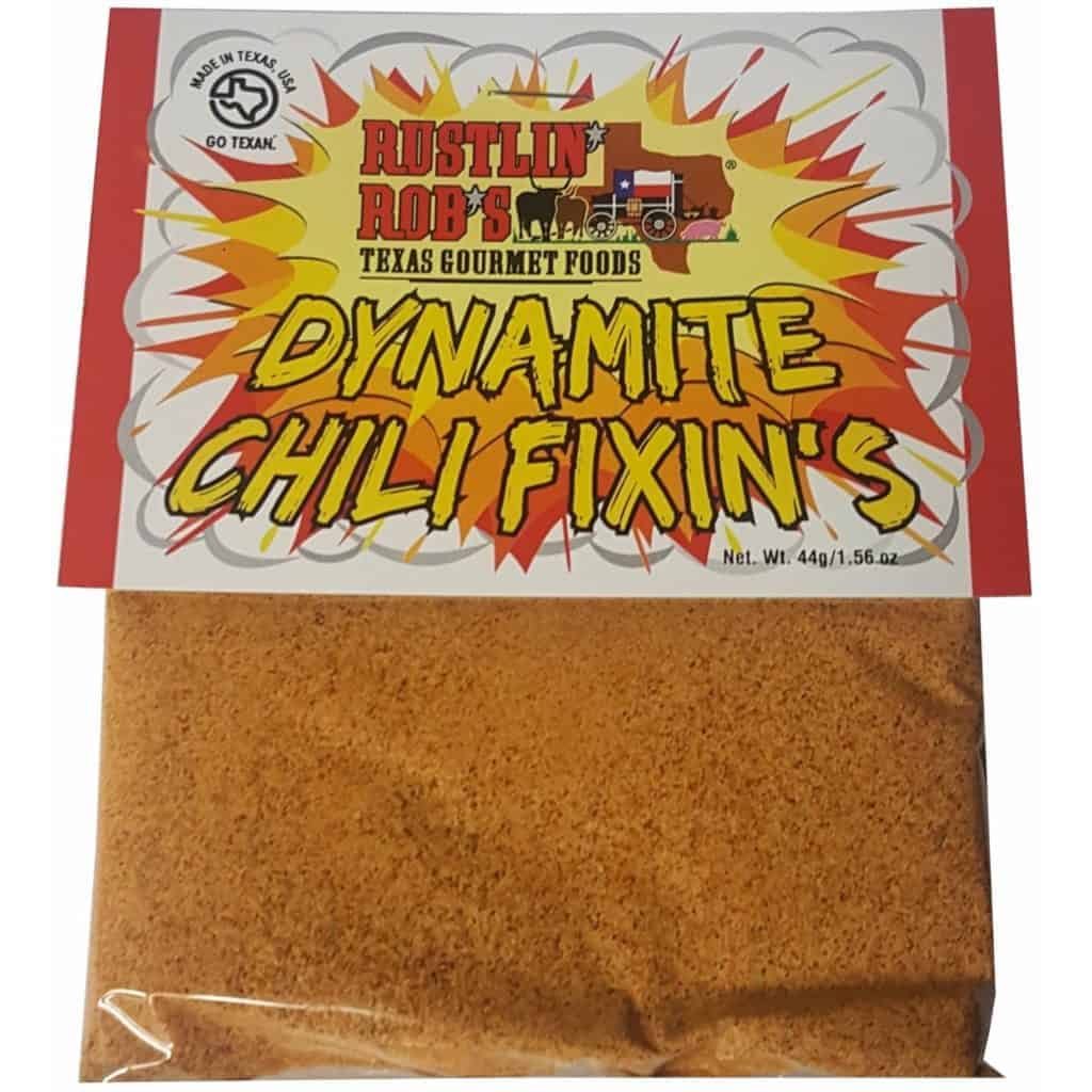 Dynamite Chili Fixin's • Rustlin' Rob's Gourmet Texas Foods