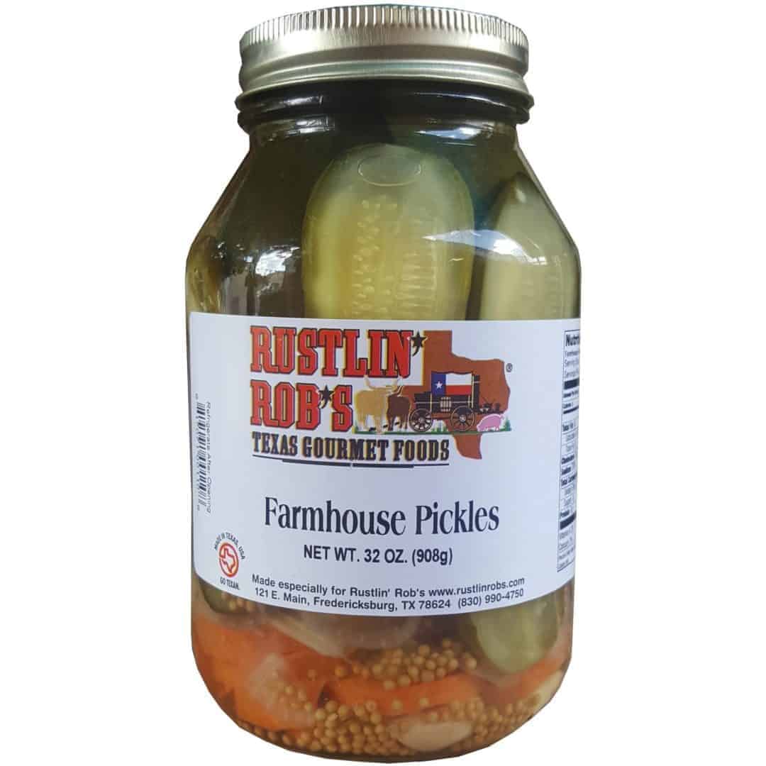 Farmhouse Dill Pickles • Rustlin' Rob's Gourmet Texas Foods