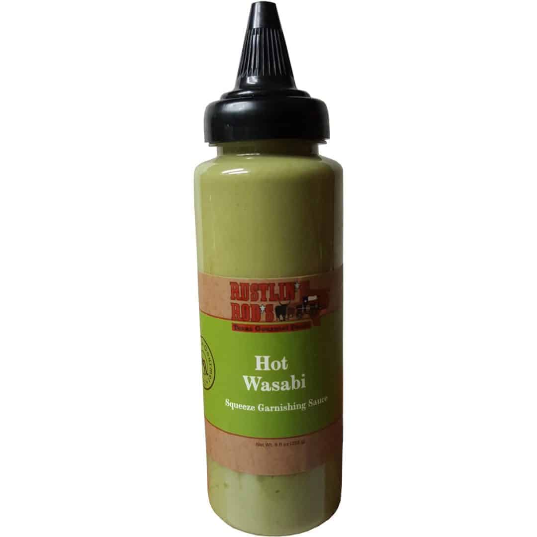 Hot Wasabi Garnishing Sauce • Rustlin' Rob's Gourmet Texas Foods