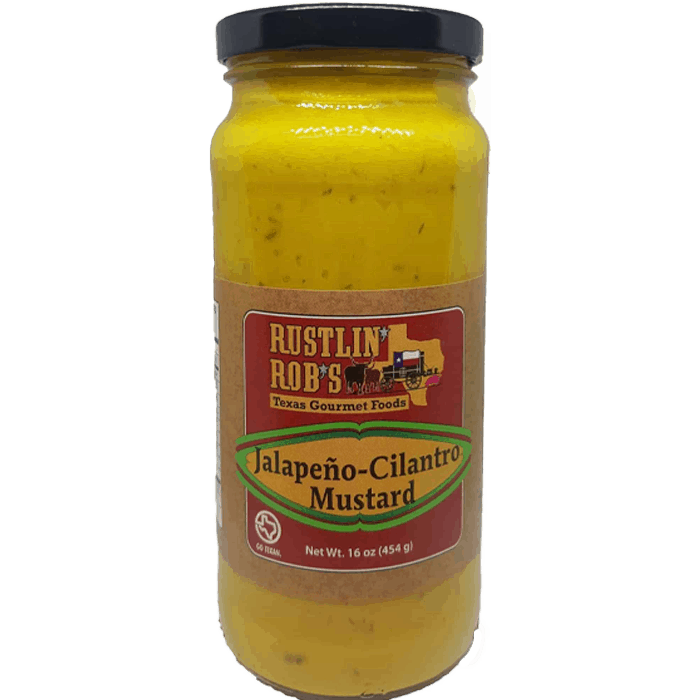 Jalapeno Cilantro Mustard • Rustlin' Rob's Gourmet Texas Foods