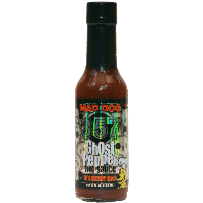 Mad Dog 357 Ghost Pepper Hot Sauce Rustlin Rob S Gourmet Texas Foods