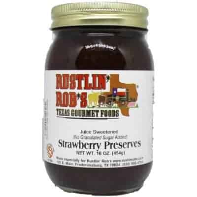 Strawberry Preserves (No Sugar Added)