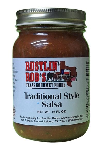 Traditional Style Salsa • Rustlin' Rob's Gourmet Texas Foods