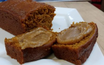 Pumpkin Bread with Rustlin Rob’s Praline Pecan Honey Butter