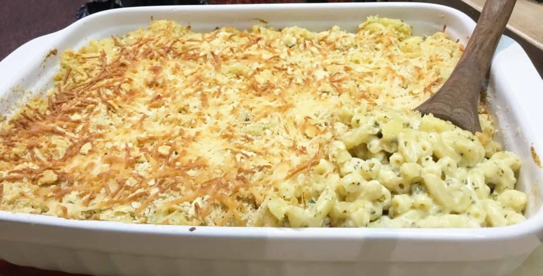 Jalapeno Ranch Mac N’ Cheese With Rustlin’ Rob’s Jalapeno Ranch Dip Mix