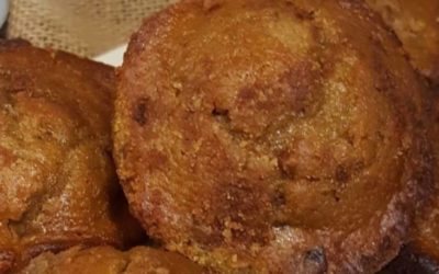 Fredericksburg Peach Pecan Muffin with Rustlin’ Rob’s Peach Butter