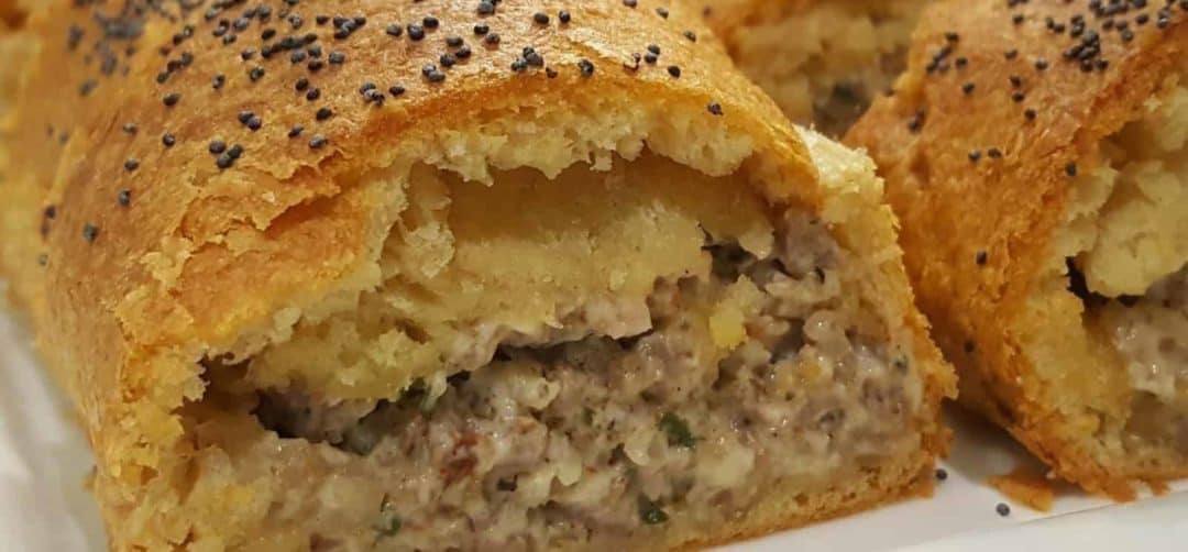 Sausage Rolls made with Rustlin’ Rob’s Peppercorn Parmesan Dip Mix