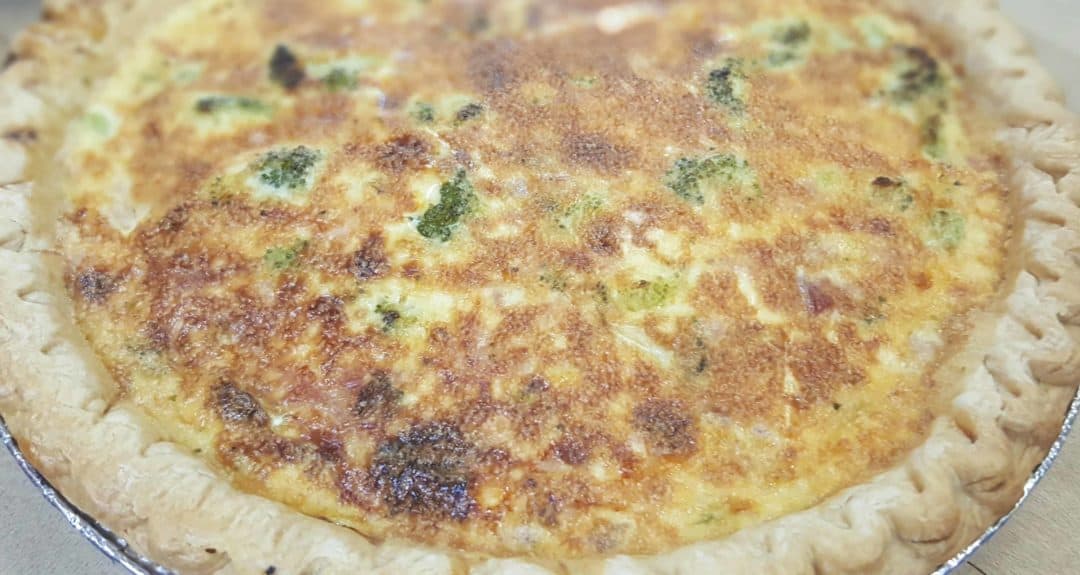 Ham and Broccoli Quiche made with Rustlin’ Rob’s Jolokia Hot Sauce Ham and Broccoli Quiche made with Rustlin’ Rob’s Jolokia Hot Sauce