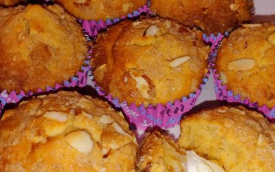Apricot Muffins made with Rustlin’ Rob’s Apricot Preserves