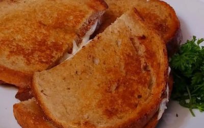 Grilled Cheese With Rustlin’ Rob’s Strawberry Fig Preserves