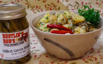 French Potato Salad With Rustlin’ Rob’s Dilled Green Beans