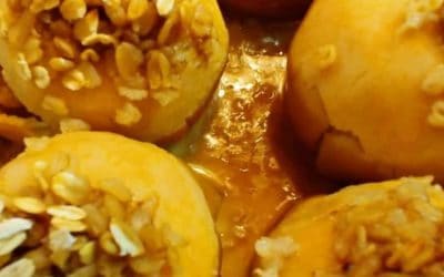 Slow Cooker Baked Apples with Rustlin’ Rob’s Pecan Honey Butter