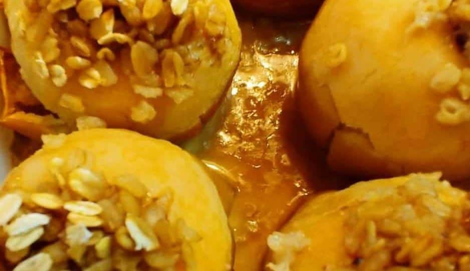 Crockpot Baked Apples made with Rustlin’ Rob’s Pecan Honey Butter