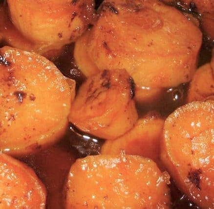 Slow-Cooker Candied Yams made with Rustlin’ Rob’s Apple Walnut Butter