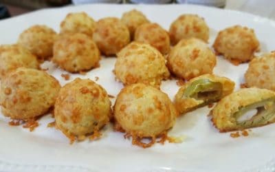 Olive Cheese Balls with Rustlin’ Rob’s Garlic Stuffed Olives