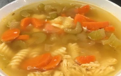 Slow Cooker Chicken Noodle Soup with Rustlin’ Rob’s All Around Seasoning