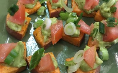 Tomatillo Sweet Potato Bites