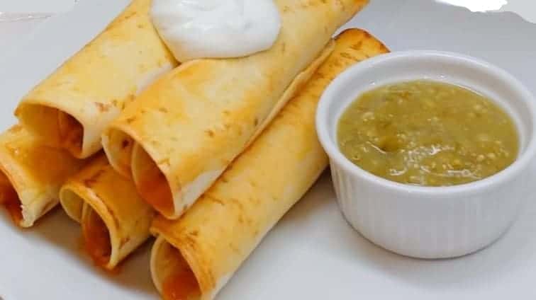 Taquitos made with Rustlin’ Rob’s Taco Seasoning Mix