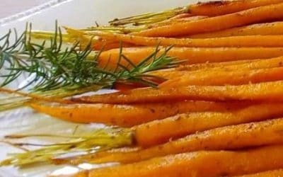 Roasted Carrots with Rustlin’ Rob’s Champagne Garlic Honey Mustard