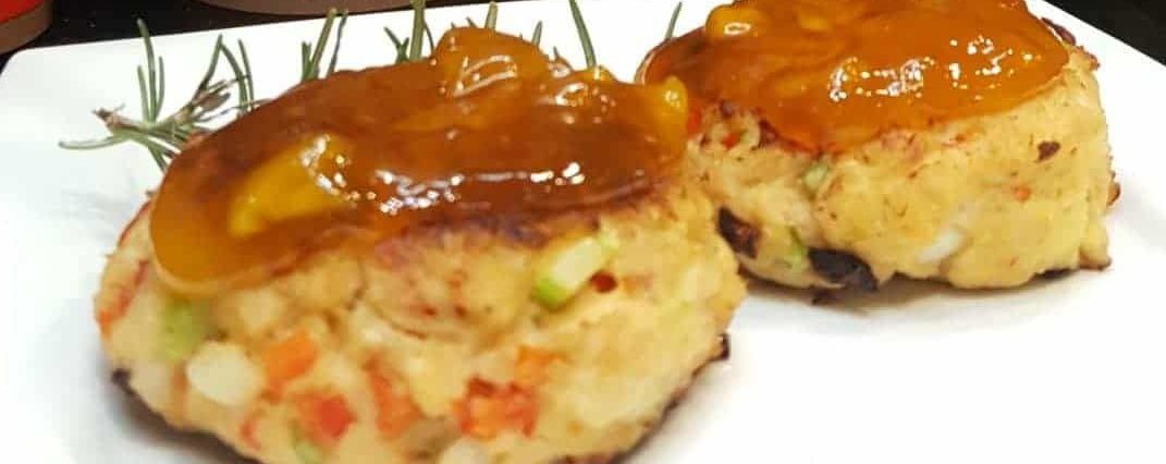 Crab Cakes with Rustlin’ Rob’s Mango Habanero Jelly Crab Cakes with Rustlin’ Rob’s Mango Habanero Jelly