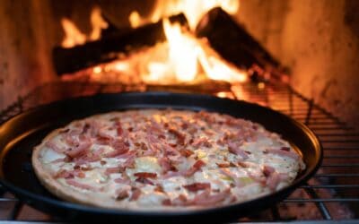 Cubano Style Pizza with Rustlin’ Rob’s Smokey Onion Mustard