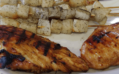 Grilled Chicken with Rustlin’ Rob’s Balsamic Bourbon Worcestershire Sauce