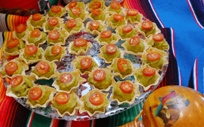 Guacamole Bites with Rustlin’ Rob’s Chile Relleno Salsa