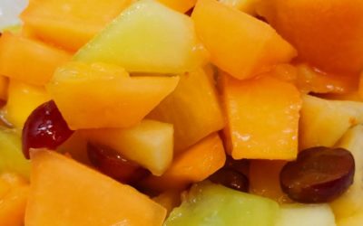 Fruit Salad with Rustlin’ Rob’s Tropical Tequila Sauce