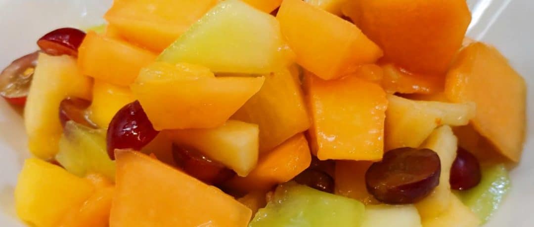 Fruit Salad with Rustlin’ Rob’s Tropical Tequila Sauce