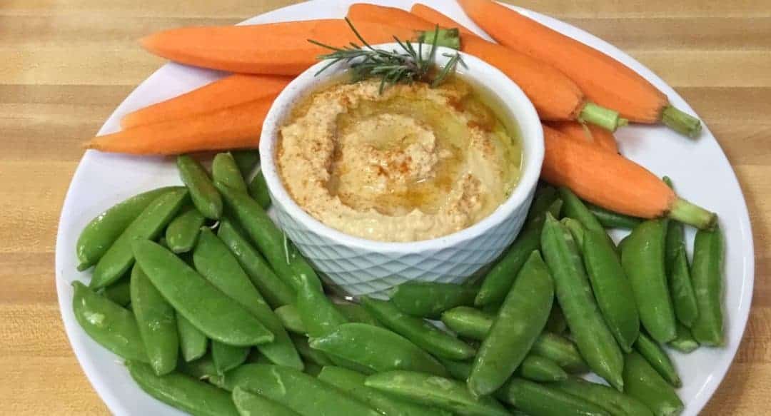 Hummus with Rosemary Olive Oil