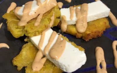 Fried Plantains with Rustlin’ Rob’s Everything Aioli