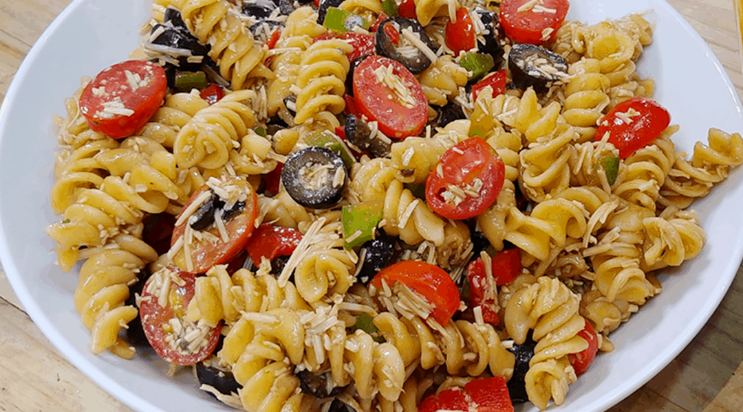 Raspberry Balsamic Pasta Salad