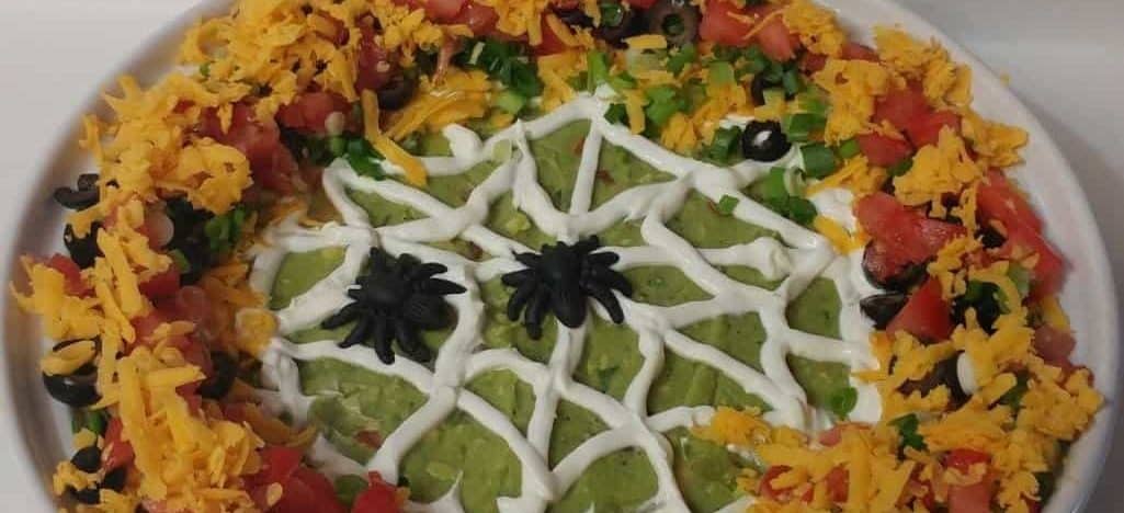 Spider Web Taco Dip Spider Web Taco Dip
