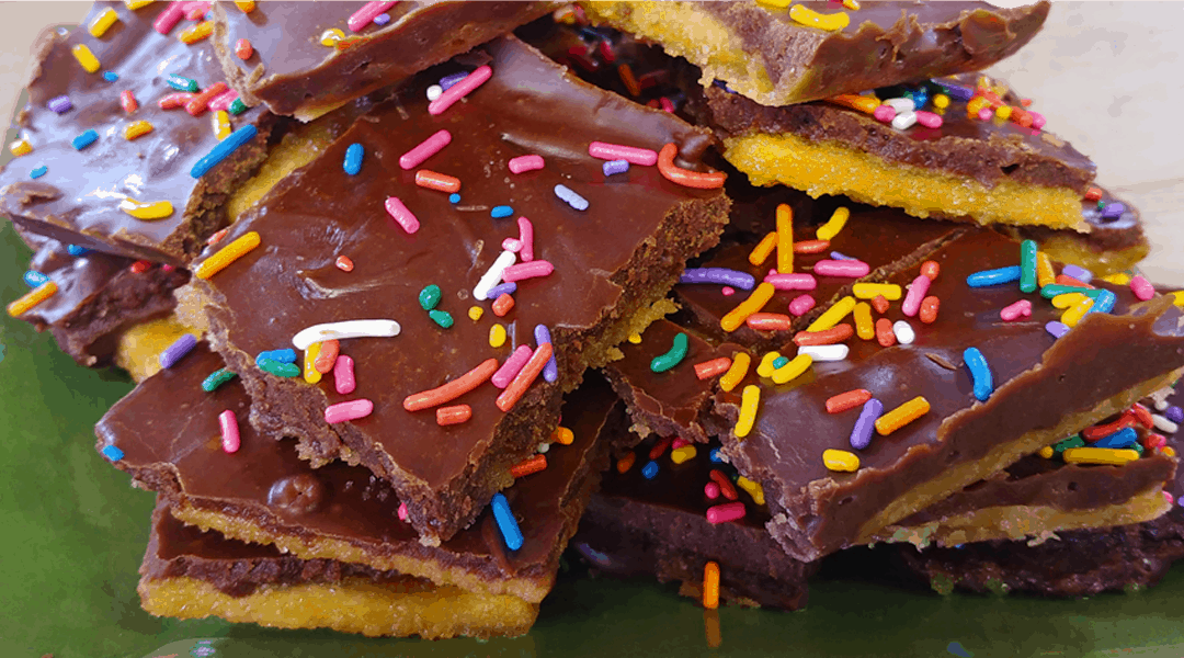 Easter Toffee w Chocolate Fudge Easter Toffee w Chocolate Fudge