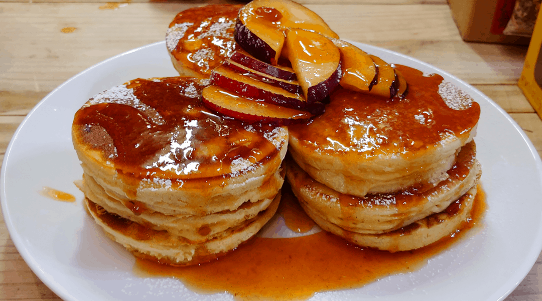 Pancakes Wild Plum Syrup