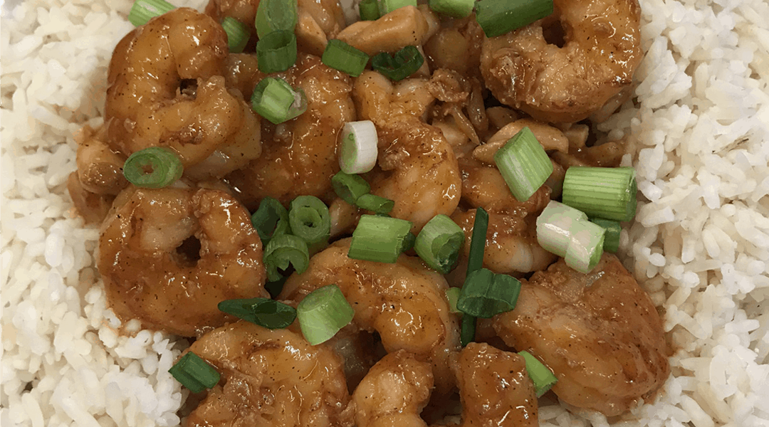 Shrimp Stir Fry w Dilled Garlic