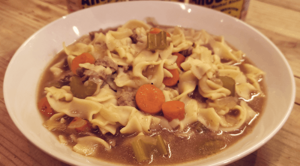 Slow Cooker Beef Noodle Soup with Rustlin' Rob's All Around Seasoning