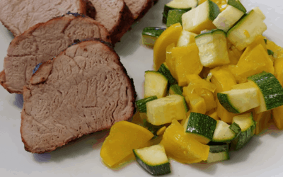 Quick Pickled Squash Salad with Rustlin’ Rob’s Squash Pickles
