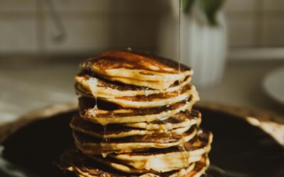 Pancakes with Rustlin’ Rob’s Bourbon Maple Syrup
