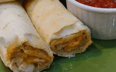 Buffalo Chile Lime Ranch Chicken Taquitos with Rustlin’ Rob’s Chile Lime Ranch Dressing