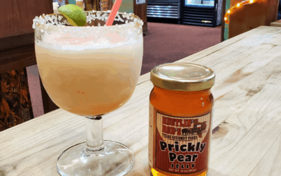 Prickly Pear Margarita with Rustlin’ Rob’s Prickly Pear Jelly