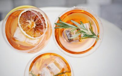 Peach Bourbon Iced Tea with Rustlin’ Rob’s Peach Preserves