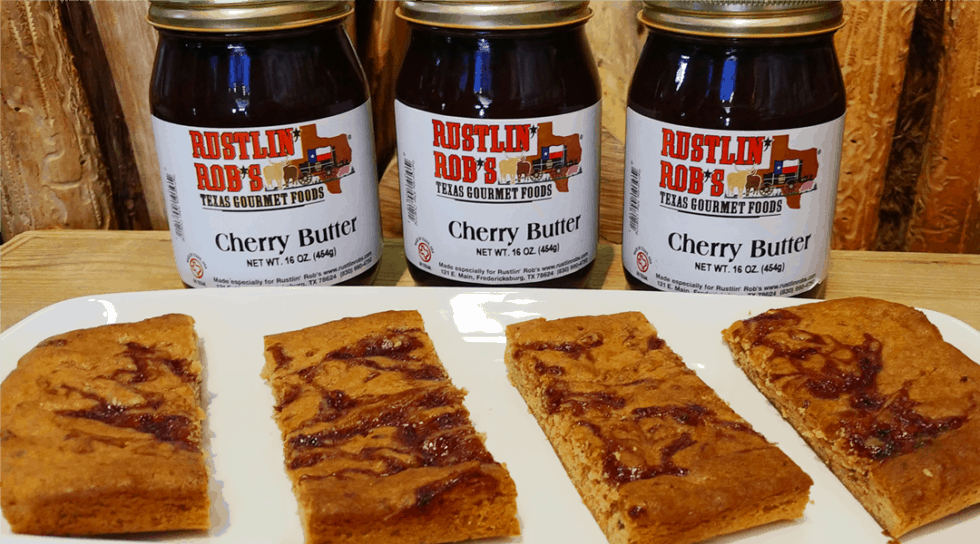 Rustlin Robs Cherry Butter Snack Cake • Rustlin' Rob's Gourmet Texas Foods