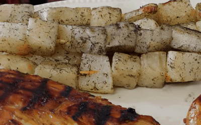 Grilled Turnips with Rustlin’ Rob’s Lemon Infused Olive Oil