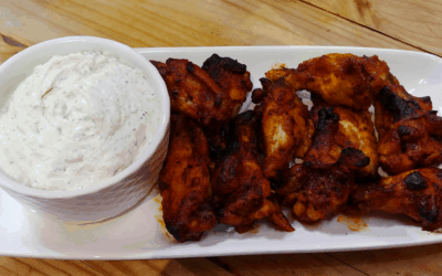 Awesome Slow Cooker Wings with Rustlin ‘ Rob’s Habanero Hot Sauce