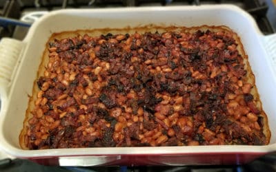 Baked Beans with Rustlin’ Rob’s Bourbon BBQ Sauce