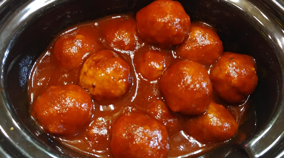 Peach BBQ Meatballs 1080x600