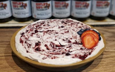 Rustlin’ Rob’s Blueberry Preserve Swirl Pie
